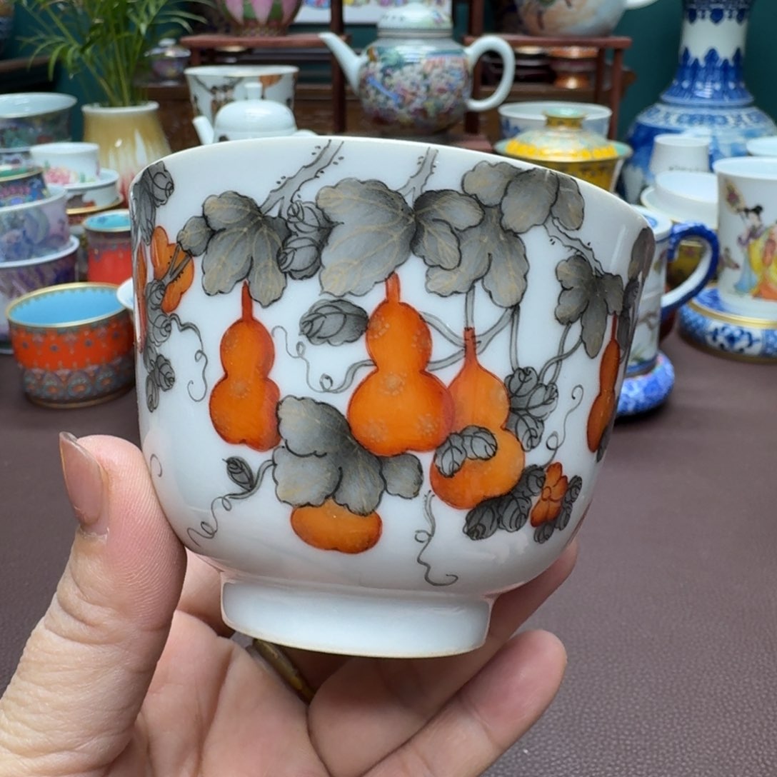 瓷片景德镇仿古手工制作精品展示