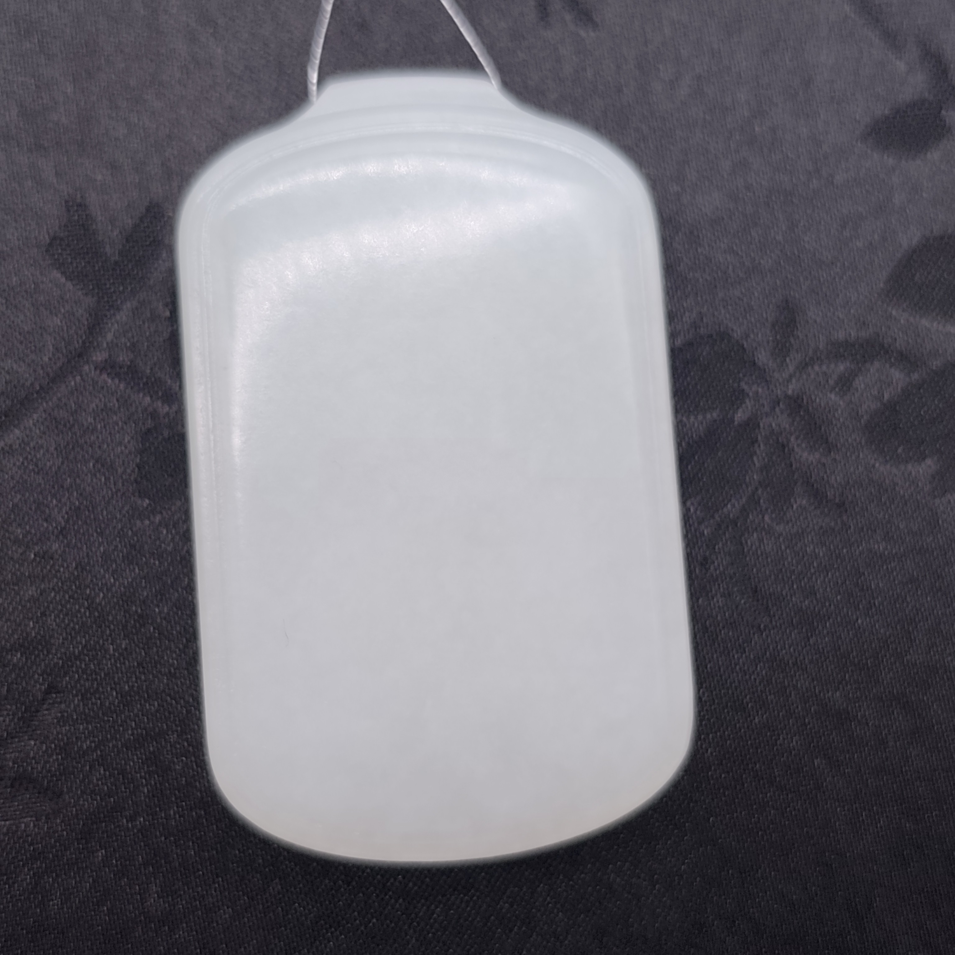 【国玉甄品】和田玉无事牌吊坠 WSP036 53X32X12mm