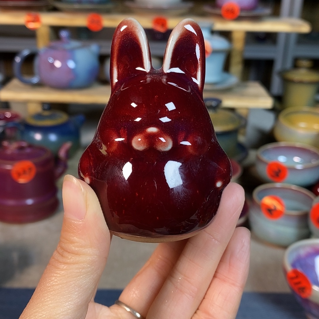 神后钧瓷手工，茶器