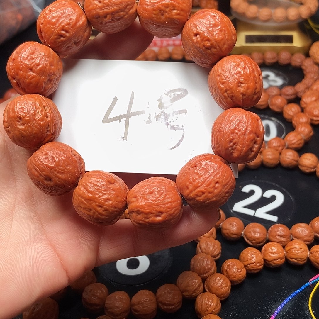 文玩核桃手串光头24