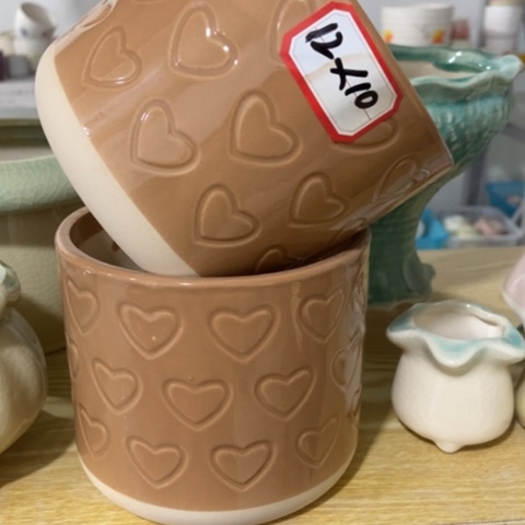 红陶陶瓷多肉花盆