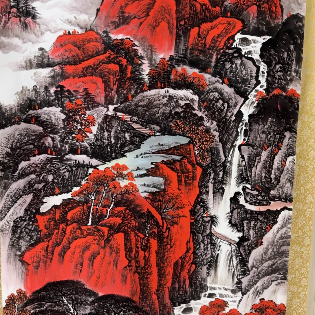 QA原创山水作品！带证书！限购一单 
