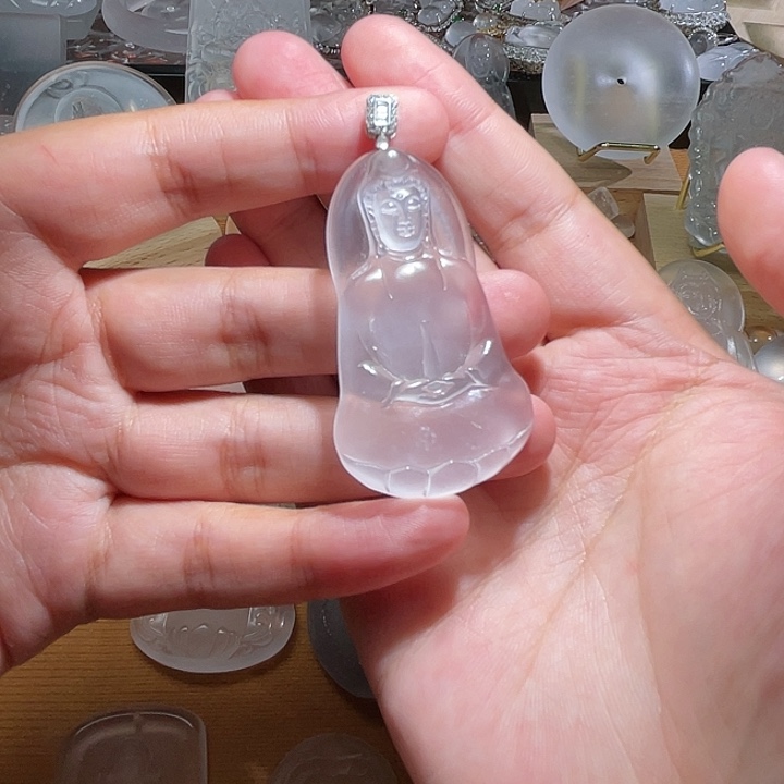 石英质玉未镶嵌戒指