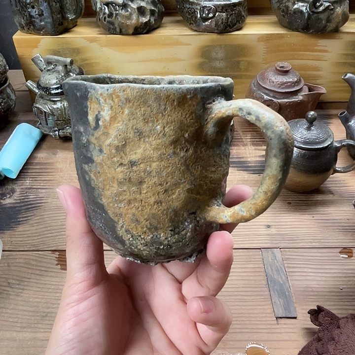 瓷片柴烧茶器的福利茶器