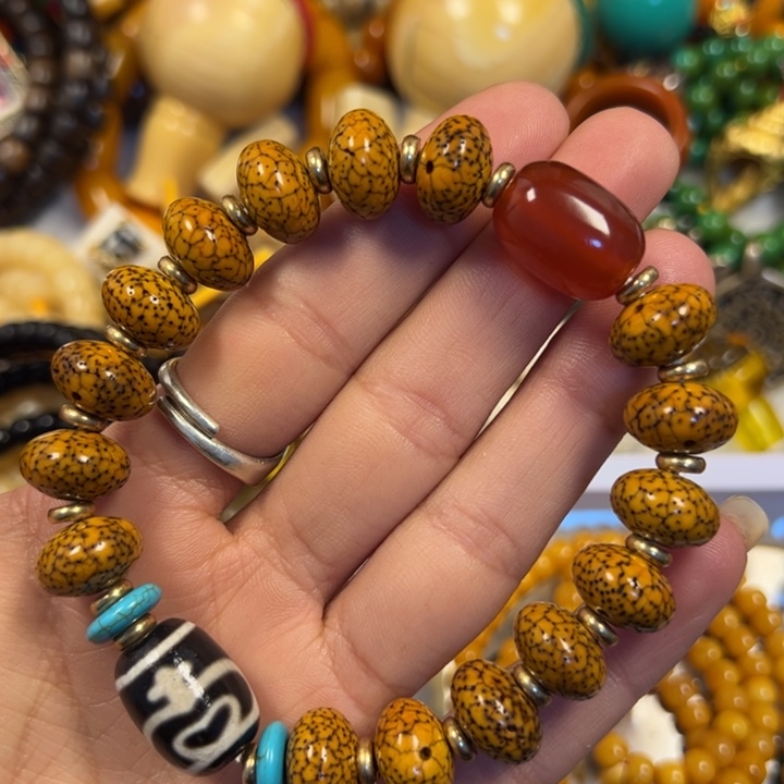 泥塑藏式风格手串