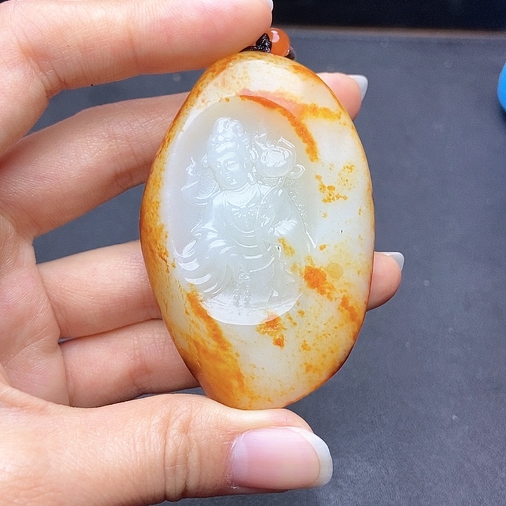 和田玉挂件未镶嵌N