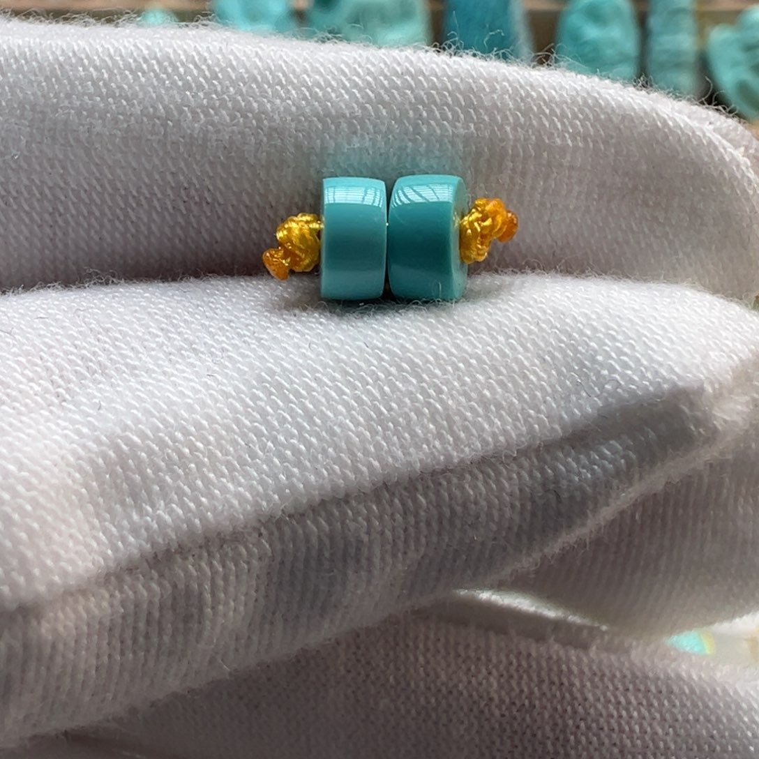 绿松石未镶嵌配饰5.4*2.8