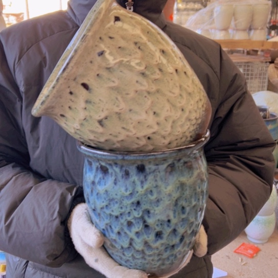 紫砂花盆高21口18————-