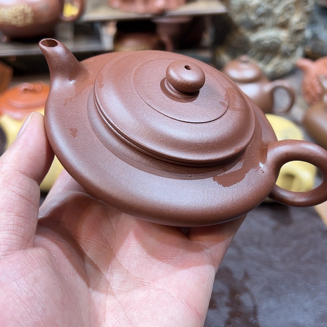 紫砂茶壶容**地精工手工紫砂壶
