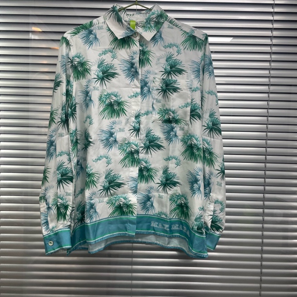 99新 MaxMara 印花衬衫/38码/C01164