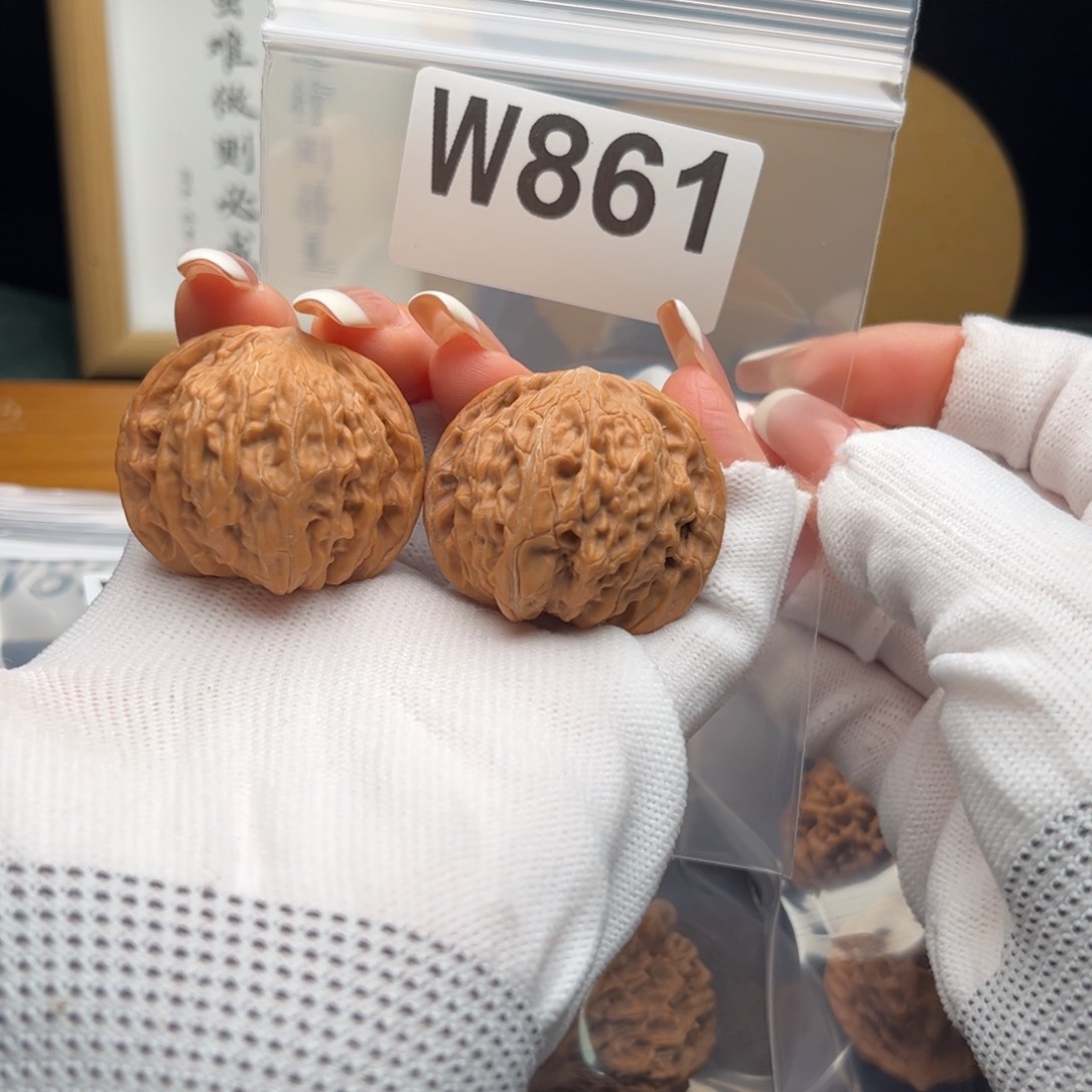 文玩核桃把件39磨盘w 861