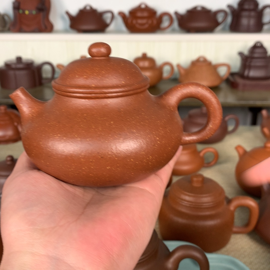 紫砂茶壶?****?精品红降坡容天