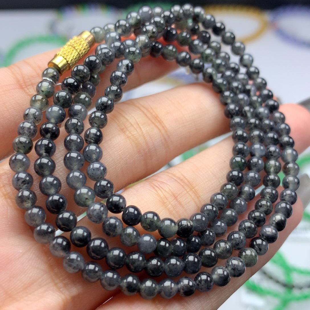 翡翠手链未镶嵌卡