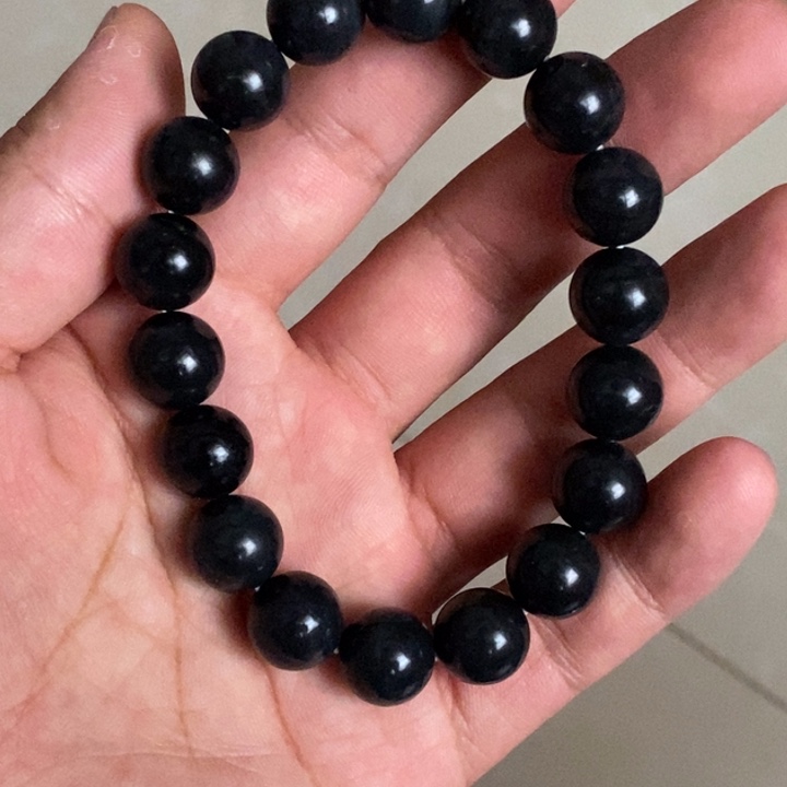 未镶嵌和田玉（墨玉）挂件卡12