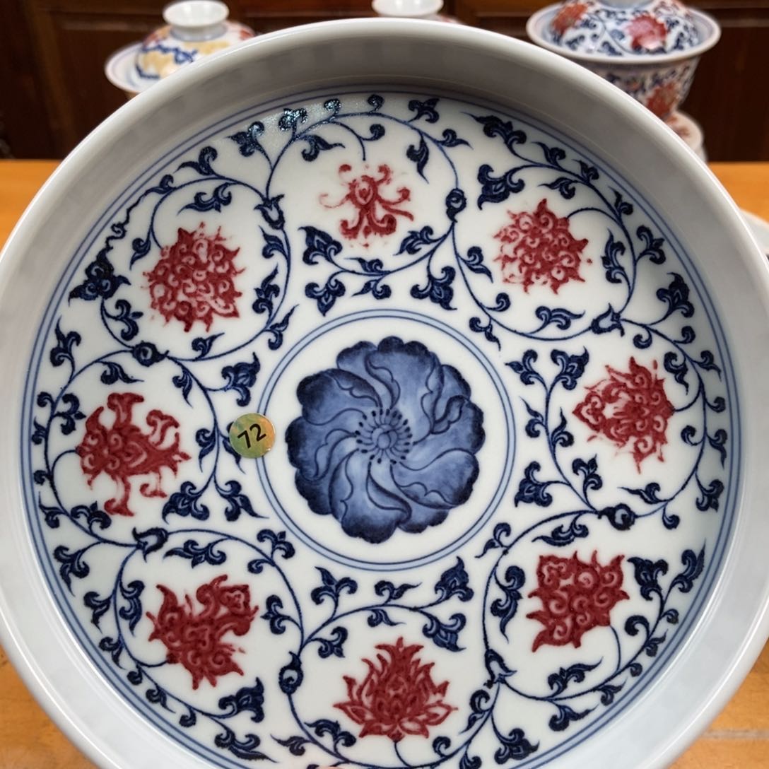 手绘现代茶具非古董