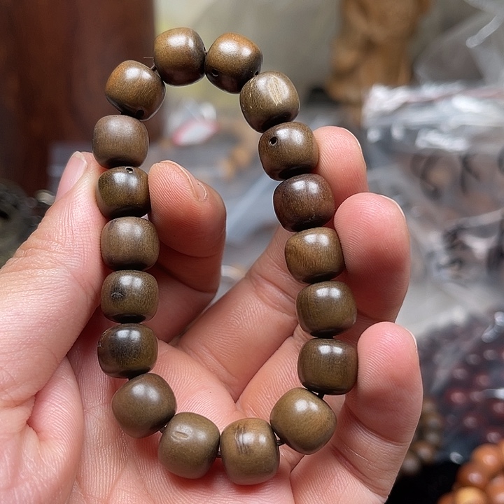 檀香木手串/手链老山檀阴沉药香瑕疵11老型