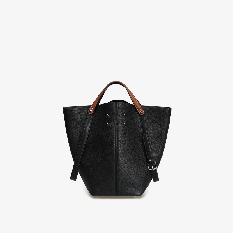 CaitinKaie轻奢----真皮女大容量水桶包1577通勤单肩托特包手提包