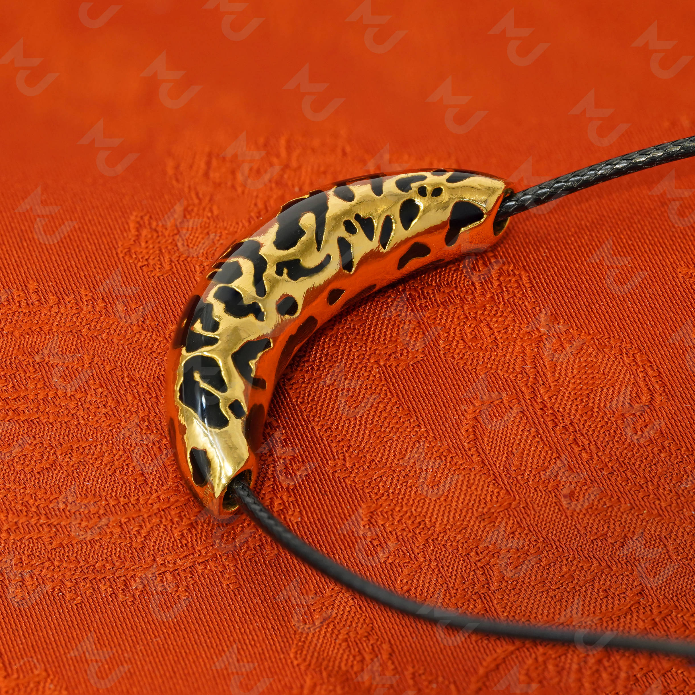 18K金豹纹弯管气质小众项链【QL07480】