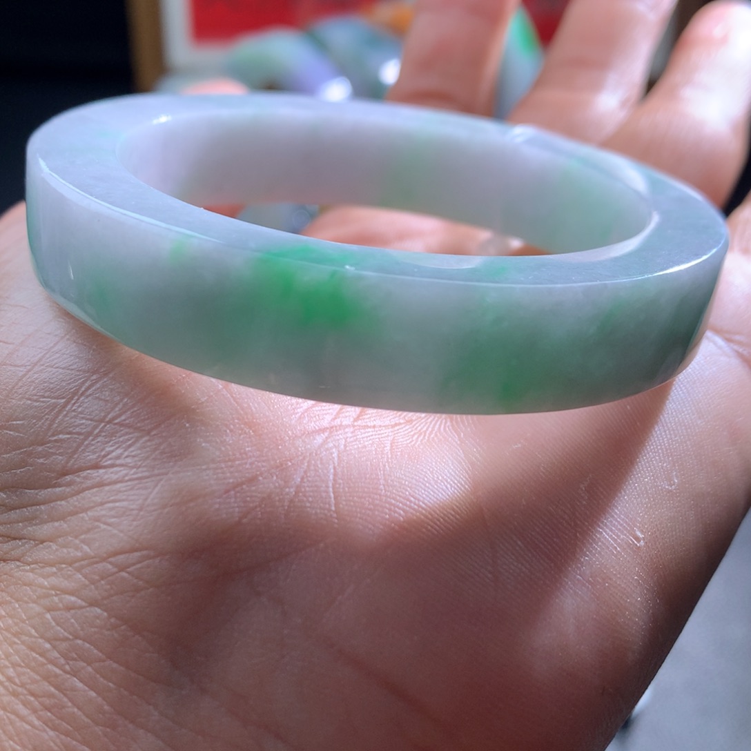 定制翡翠未镶嵌翡翠55-58圈口