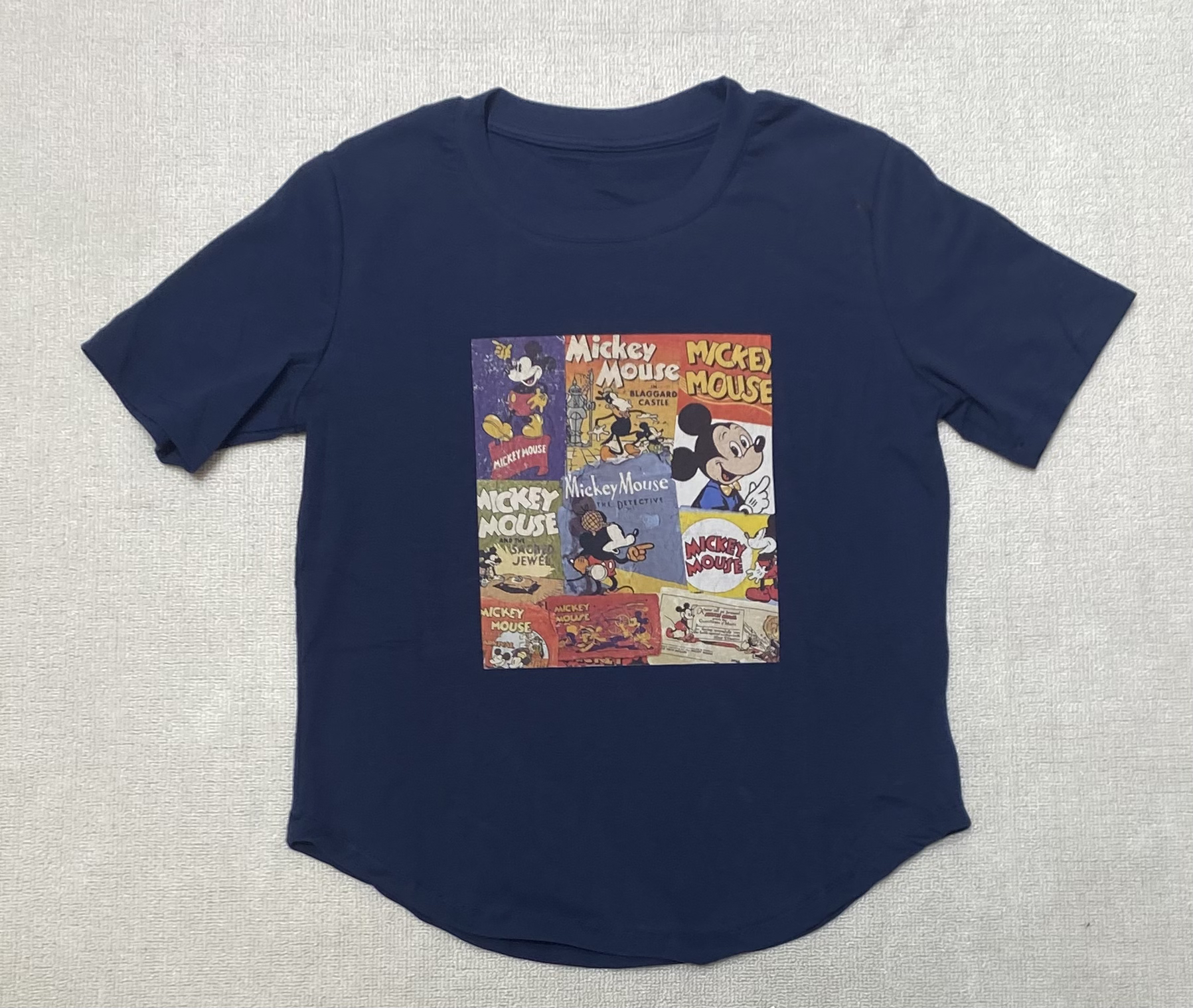 【MIDUO米多】（2921）女士夏季u型显瘦短袖上衣