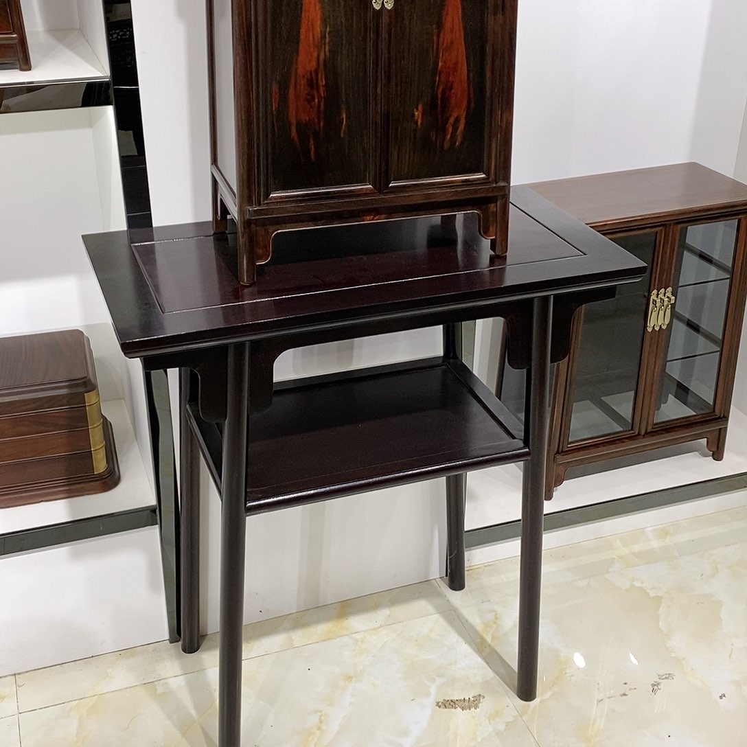 紫檀木类成套家具高*文血檀条案