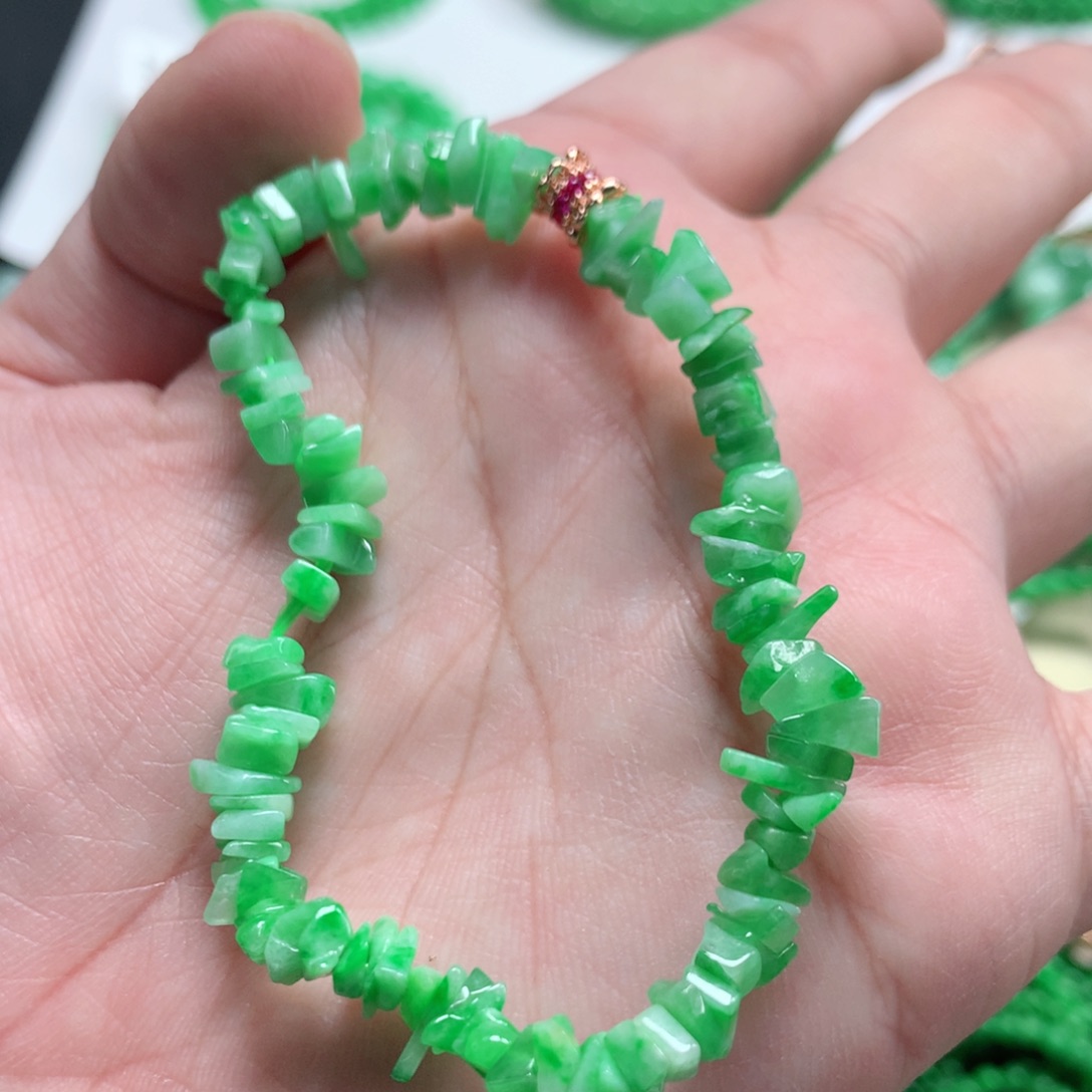 翡翠未镶嵌手链翡翠