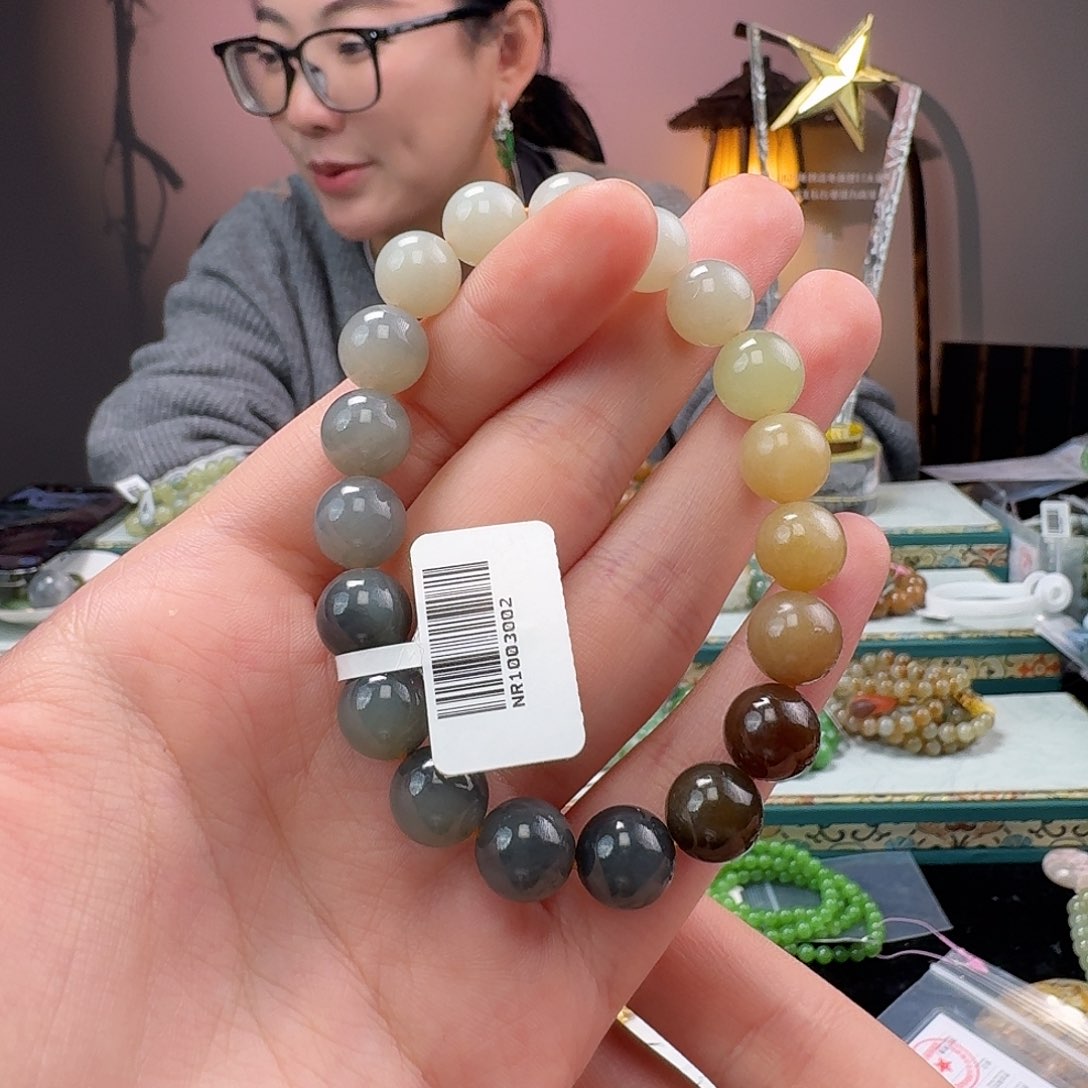 和田玉手串未镶嵌