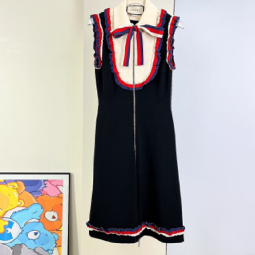 99新 GUCCI/古驰 Gucci无袖连衣裙/XL码/C00488