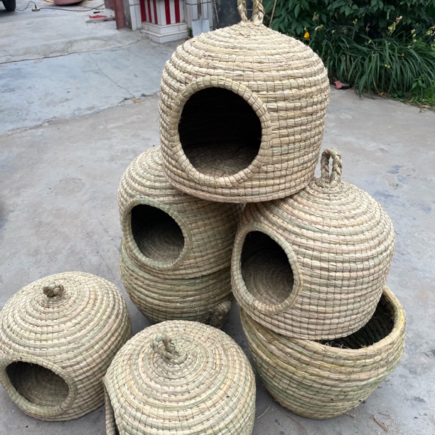 精品把手稻草款鸡窝