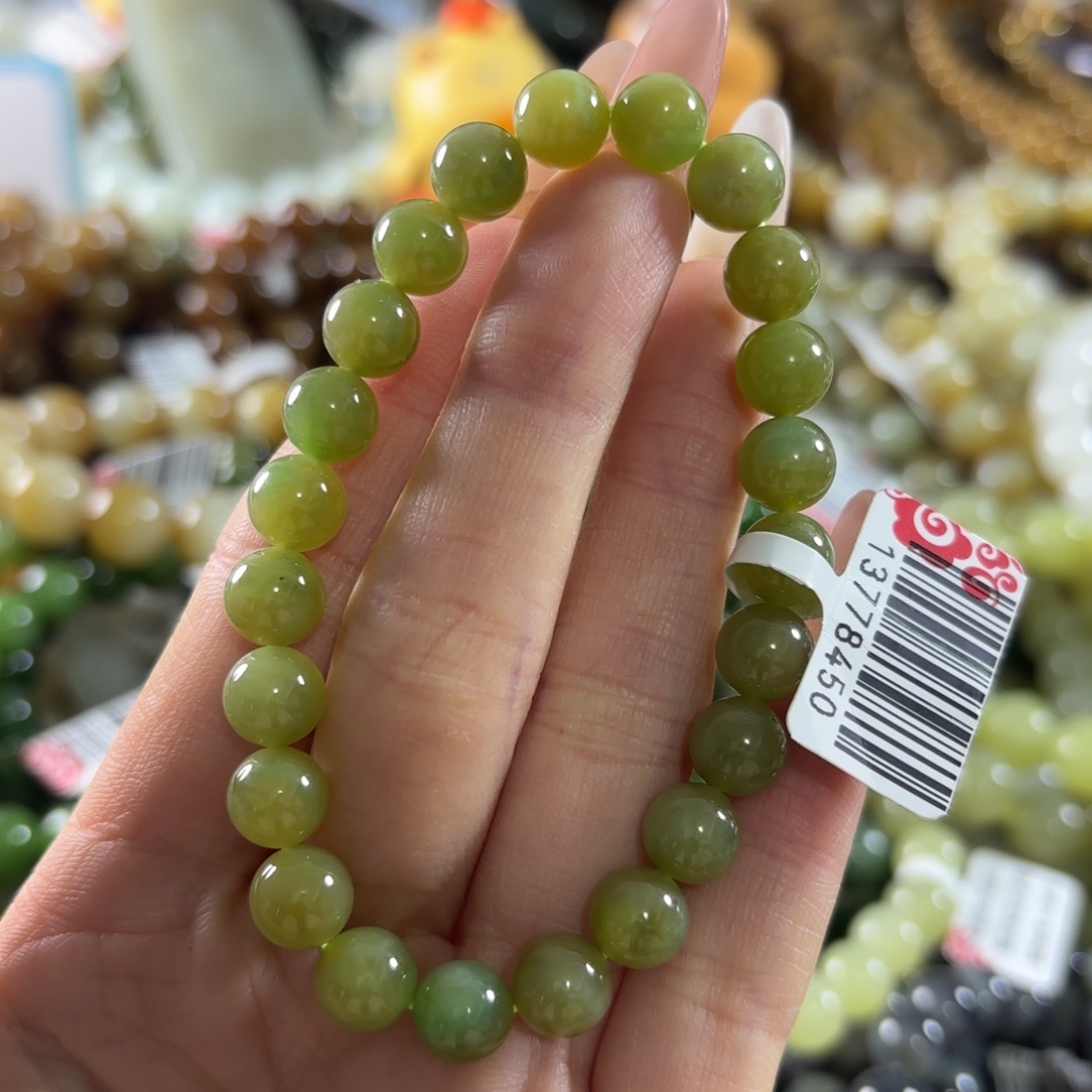 和田玉未镶嵌手链483