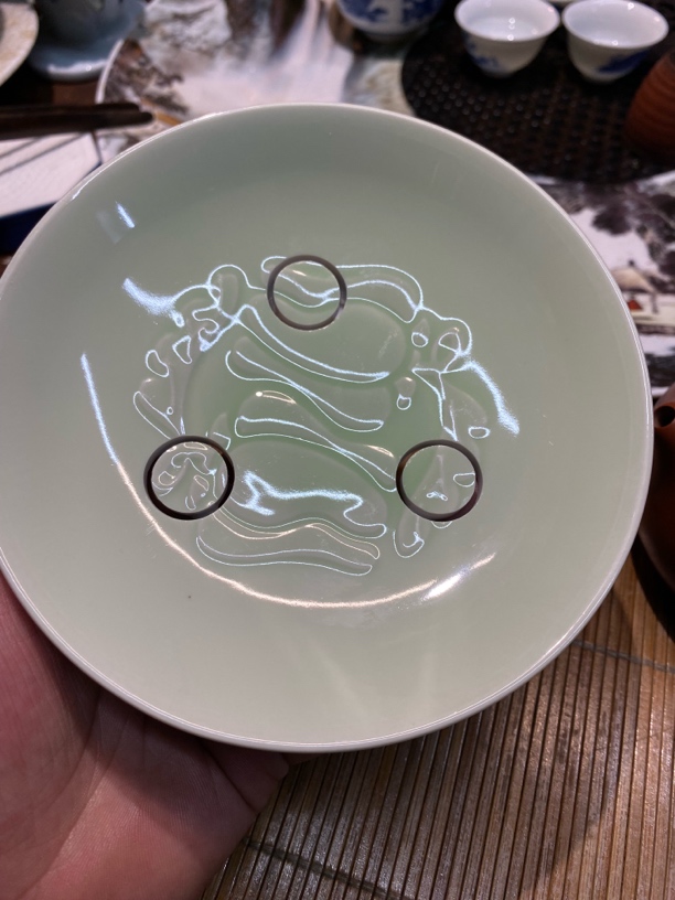 创意手改·青瓷漏水壶承、养壶利器（13X3）