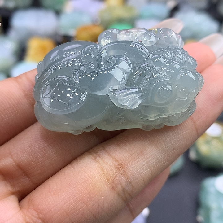 翡翠未镶嵌颈饰天然缅甸翡翠