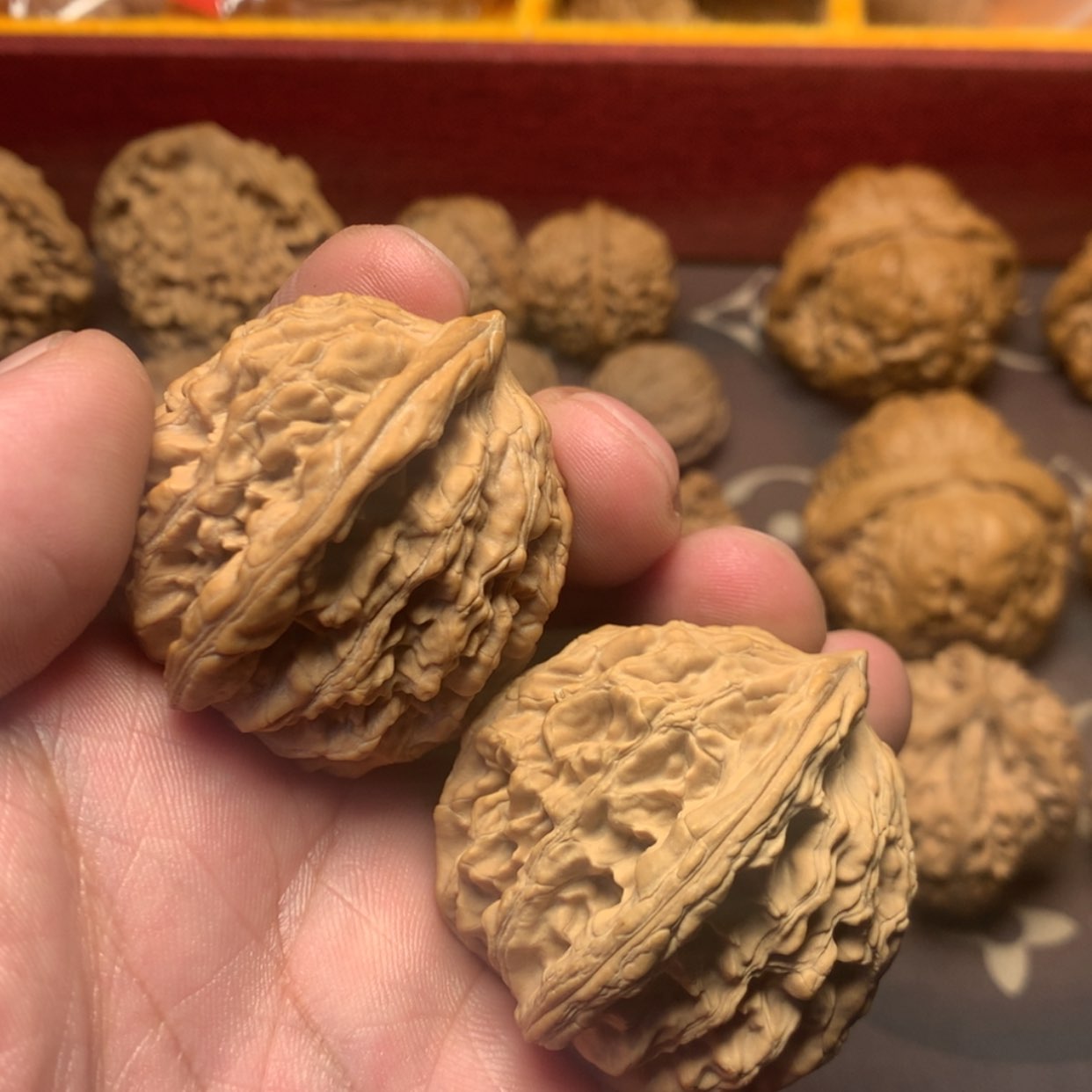 【闪购商品】把件文玩核桃虎头练手对