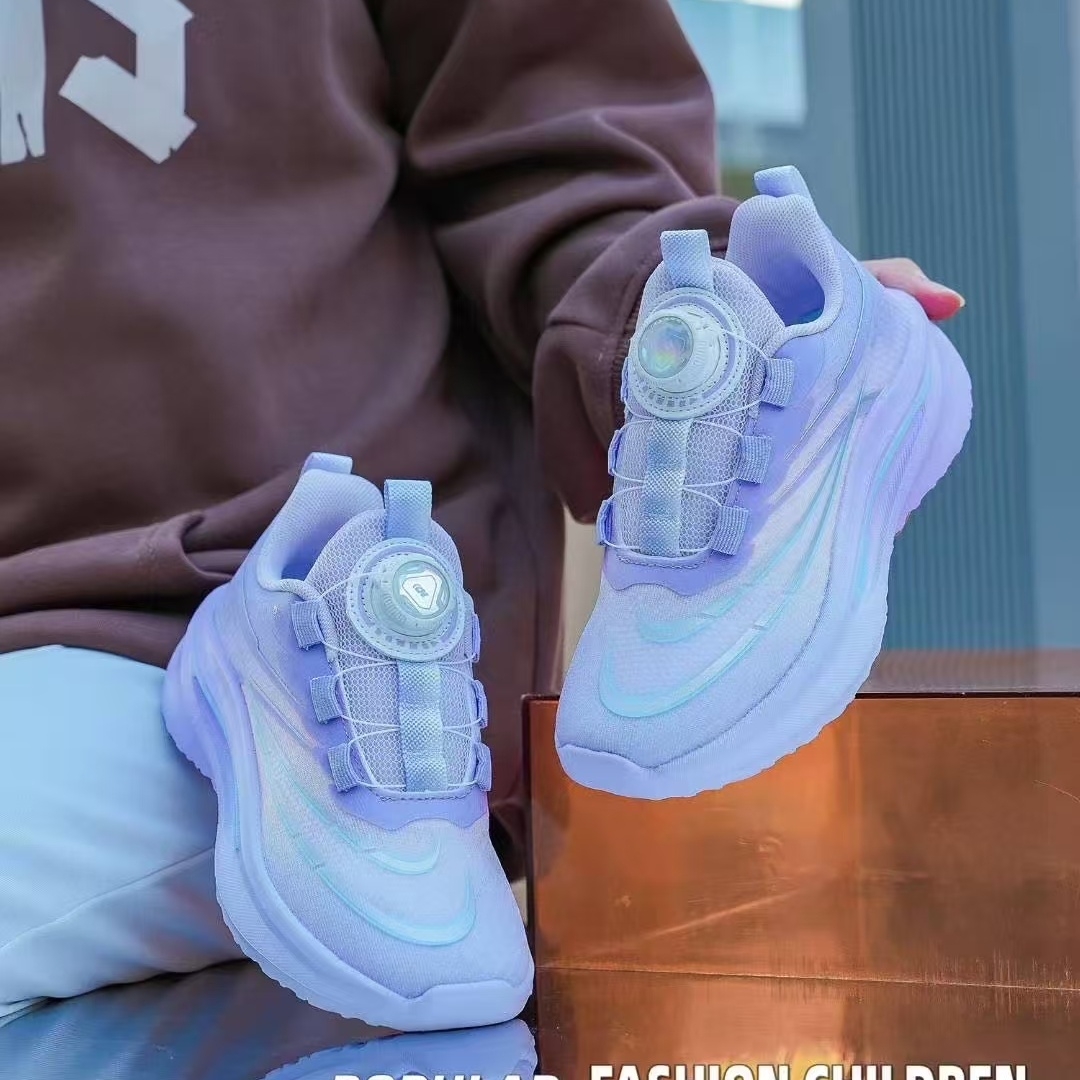 女宝男宝全能鞋四季减震透气运动鞋网面渐变女童男童鞋休闲鞋