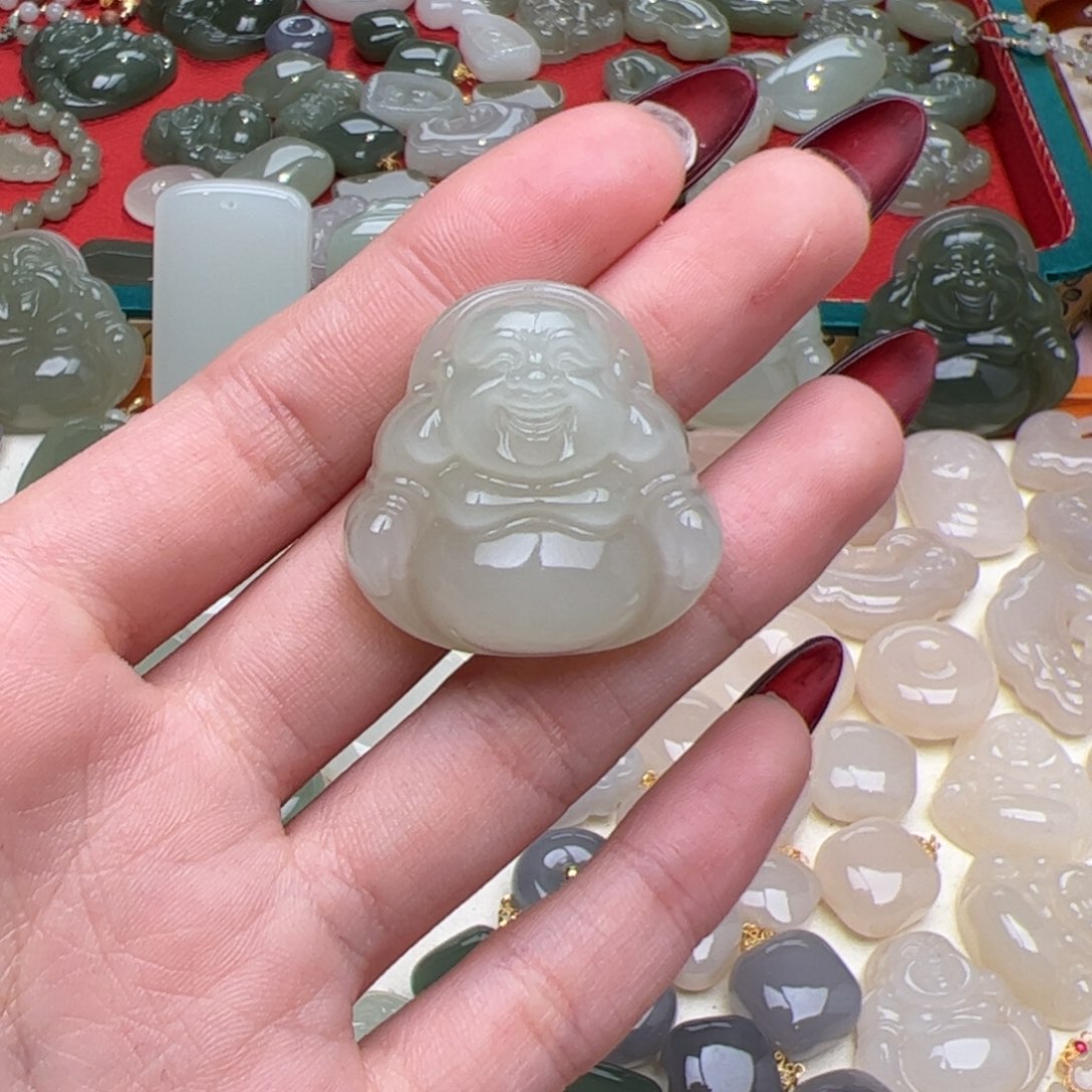 和田玉耳饰未镶嵌っ***米