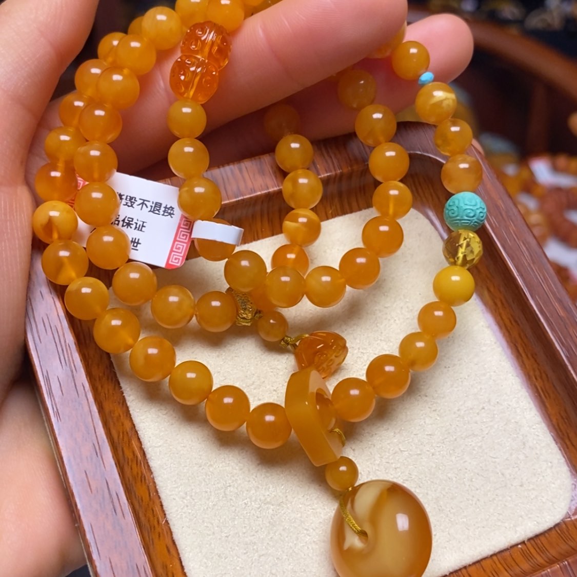 【闪购商品】蜜蜡手链未镶嵌手串