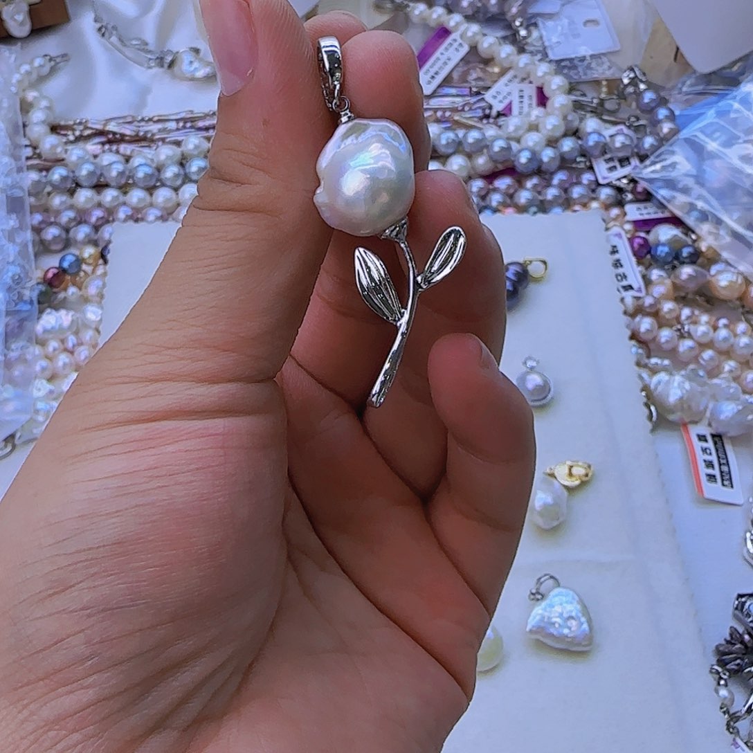 未镶嵌淡水珍珠项链定制50