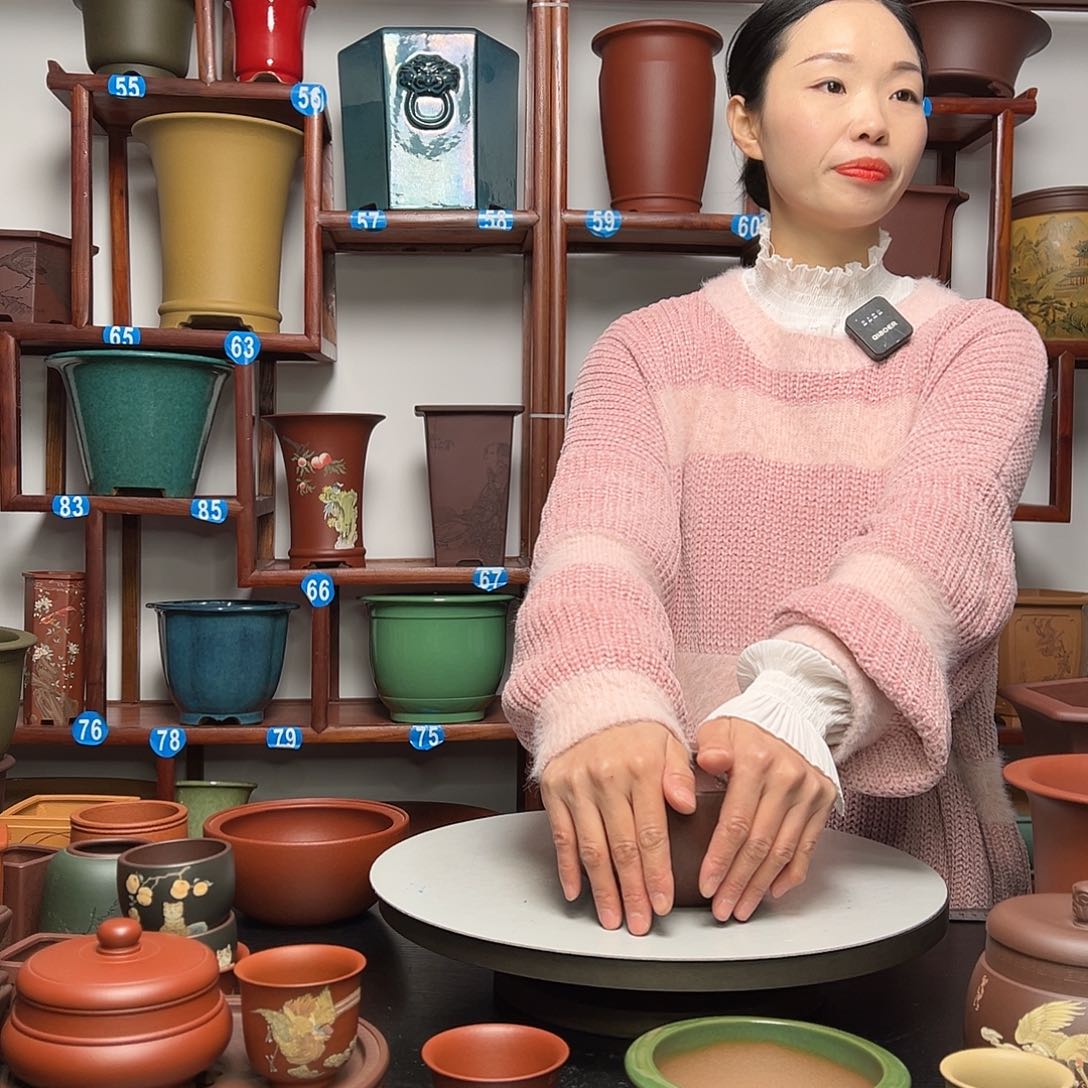 紫砂花盆杜*紫砂花盆