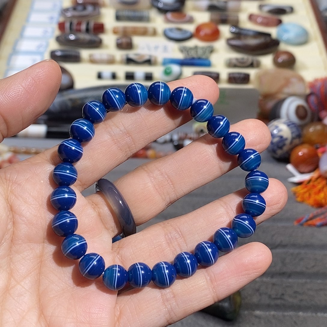 玛瑙/玉髓合金颈饰