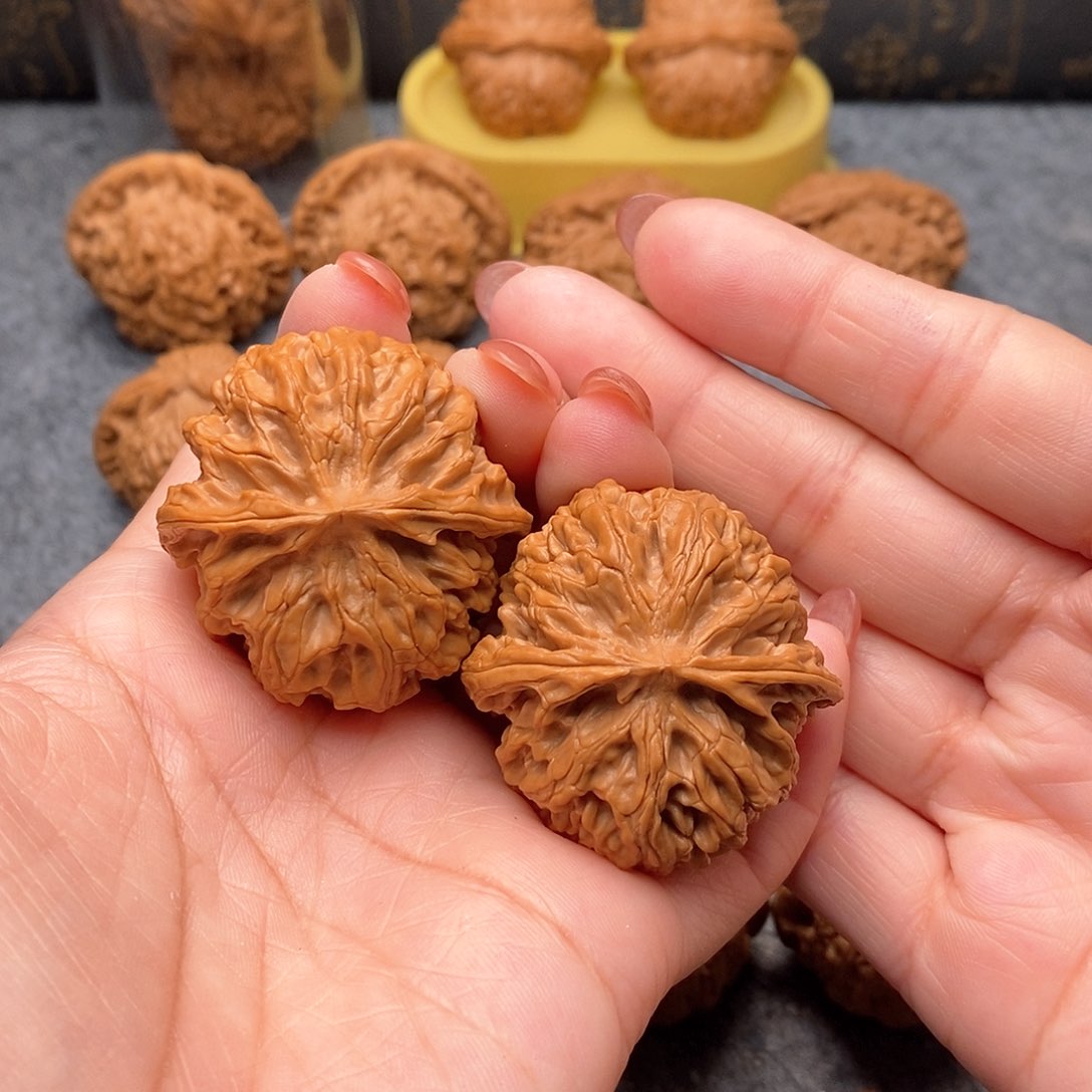 文玩核桃把件精品苹果41全品