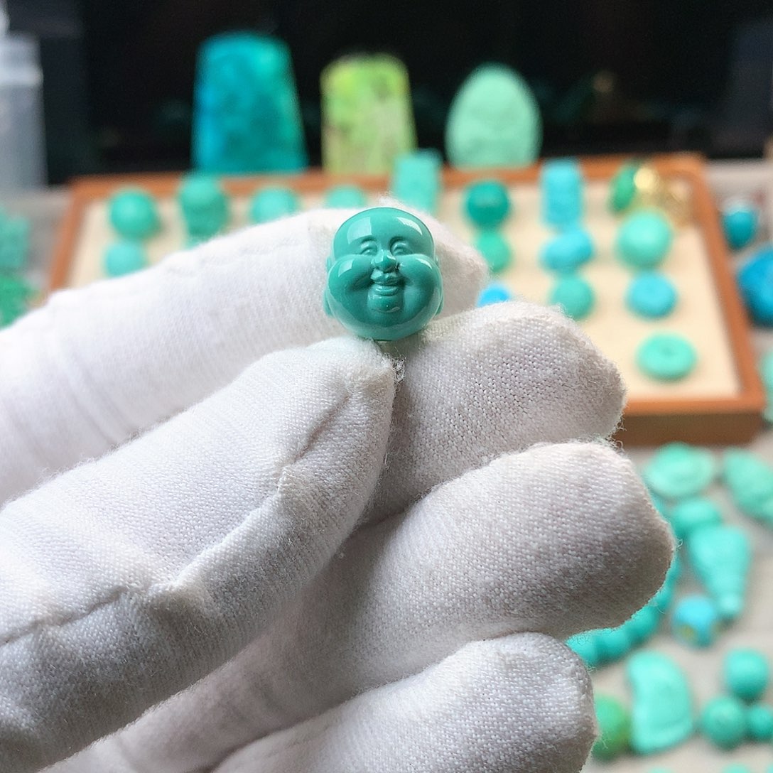 湖北原矿12mm弥勒佛头