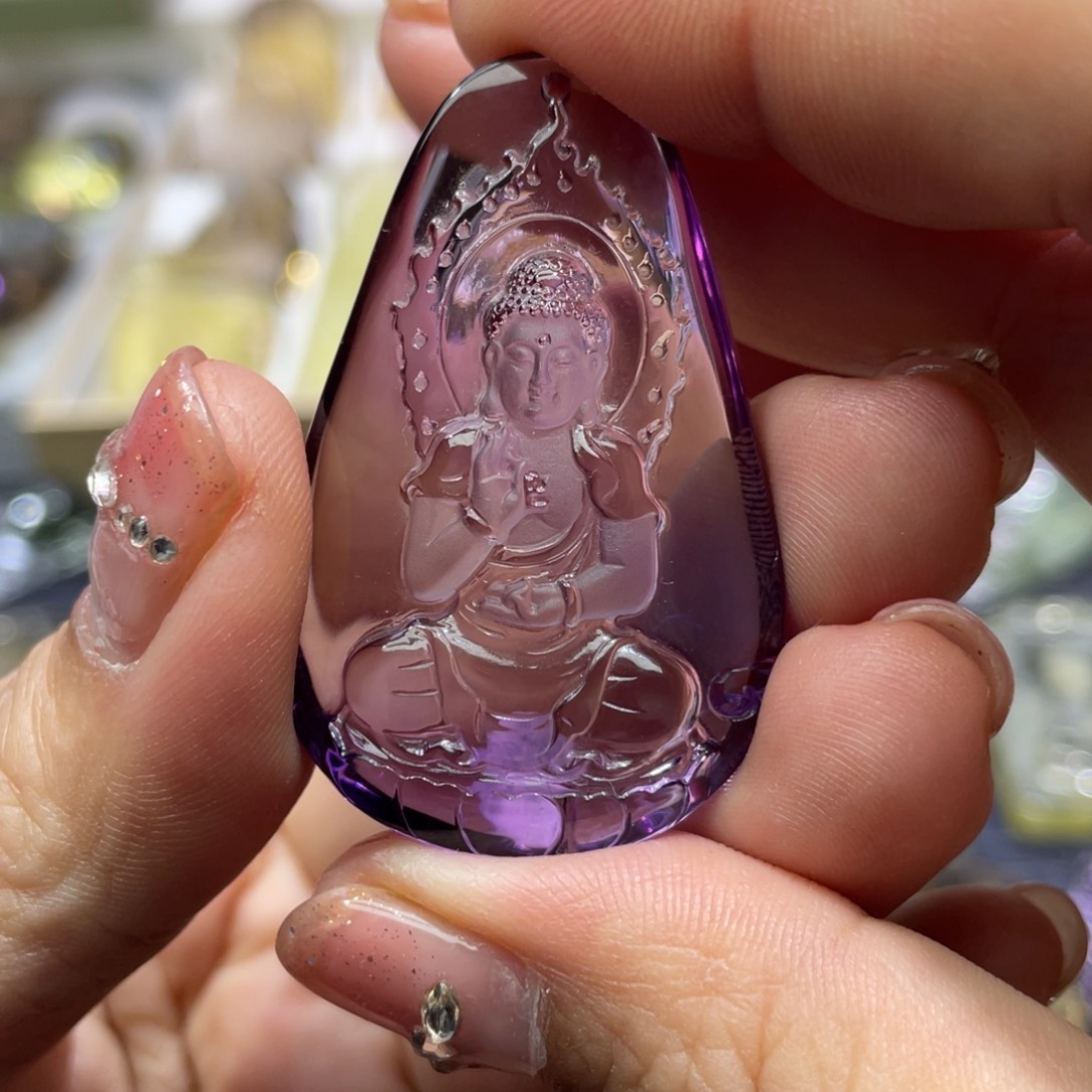 水晶颈饰未镶嵌定制