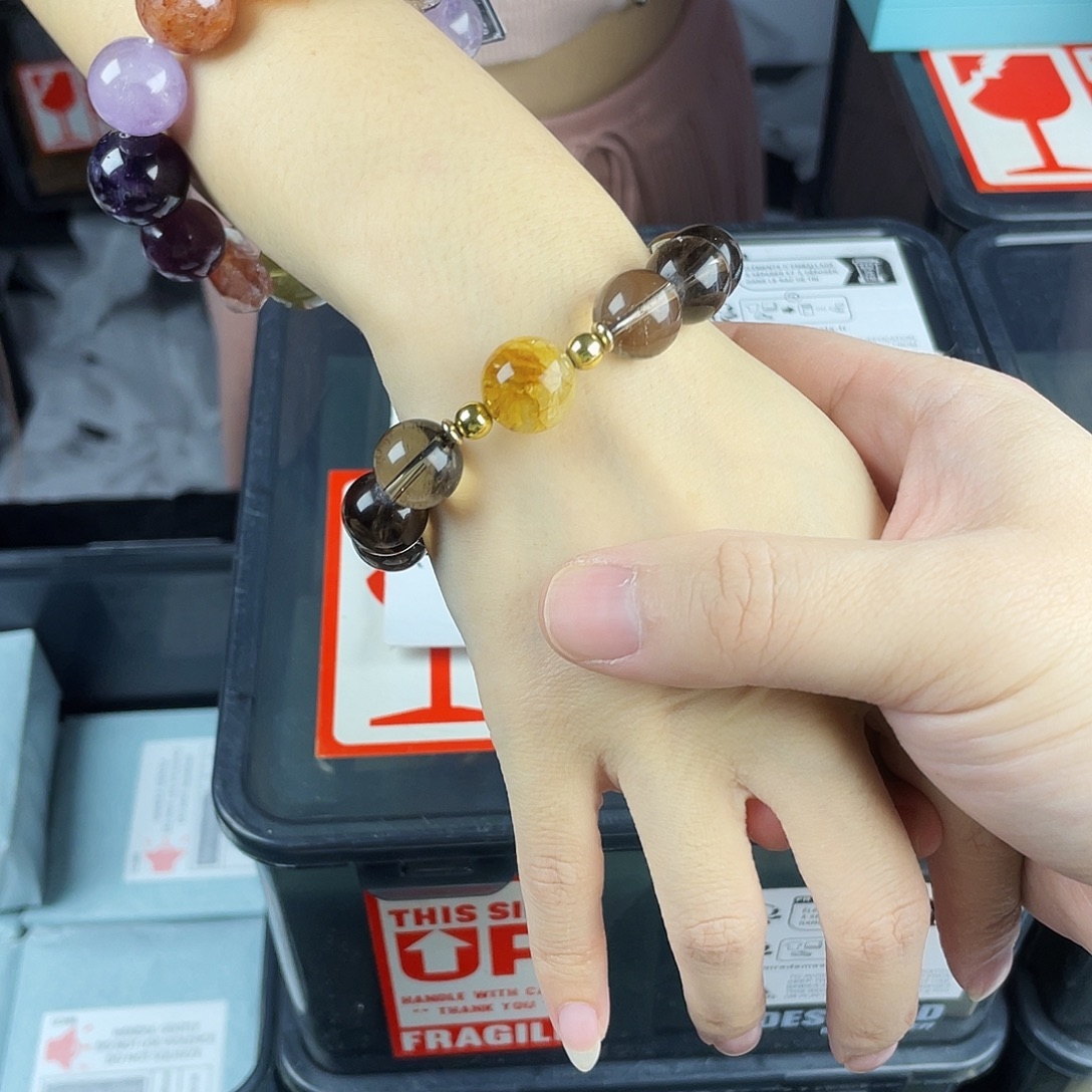 手链水晶银S925镶嵌