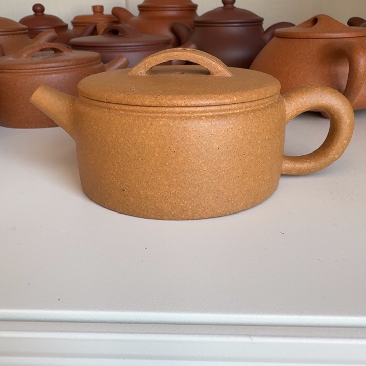 茶壶紫砂黄金段泥汉瓦130cc