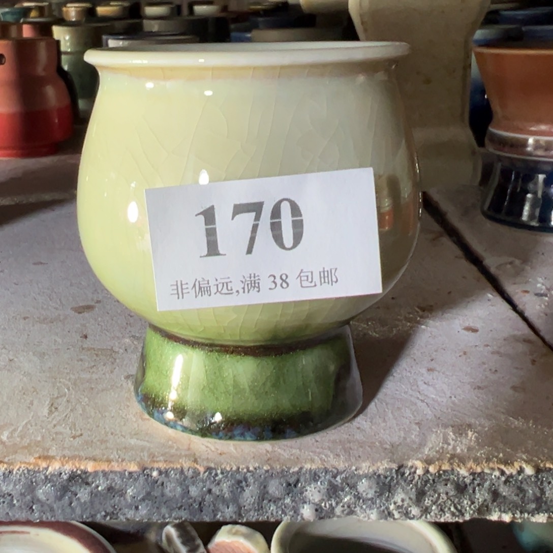 红陶景德镇手工花盆