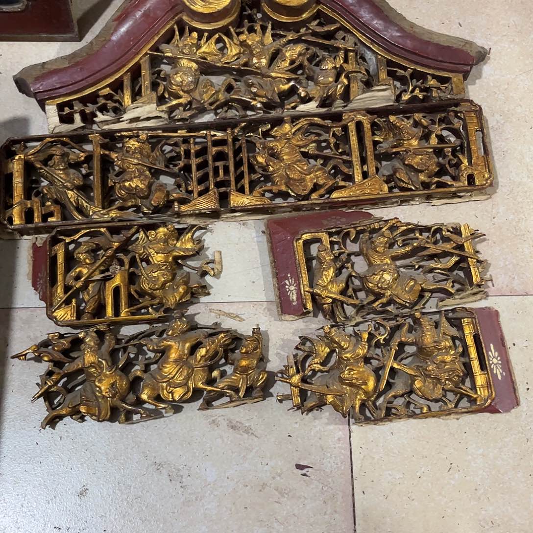 海***板香榧木木雕.花板.家具.古建构件.卡子花.结子