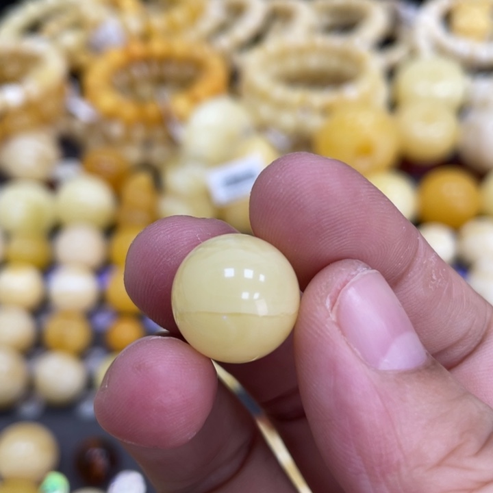 裸石蜜蜡未镶嵌14.6mm