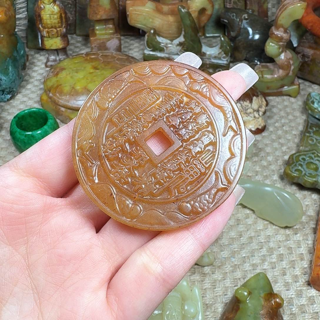 白玉菩提吊坠挂件