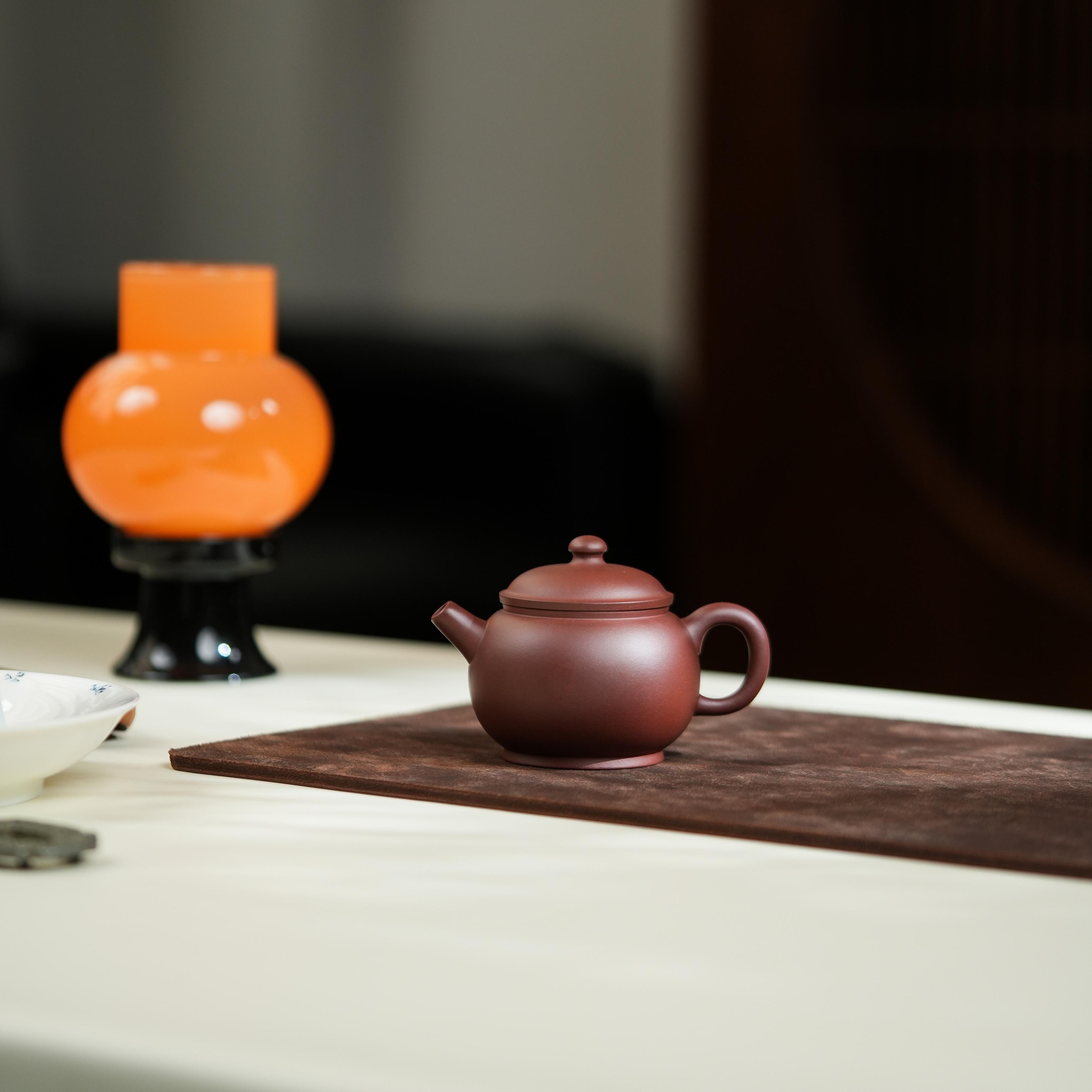 范家壶庄《巨轮珠【新】》130cc 大生紫泥 品牌系列作品