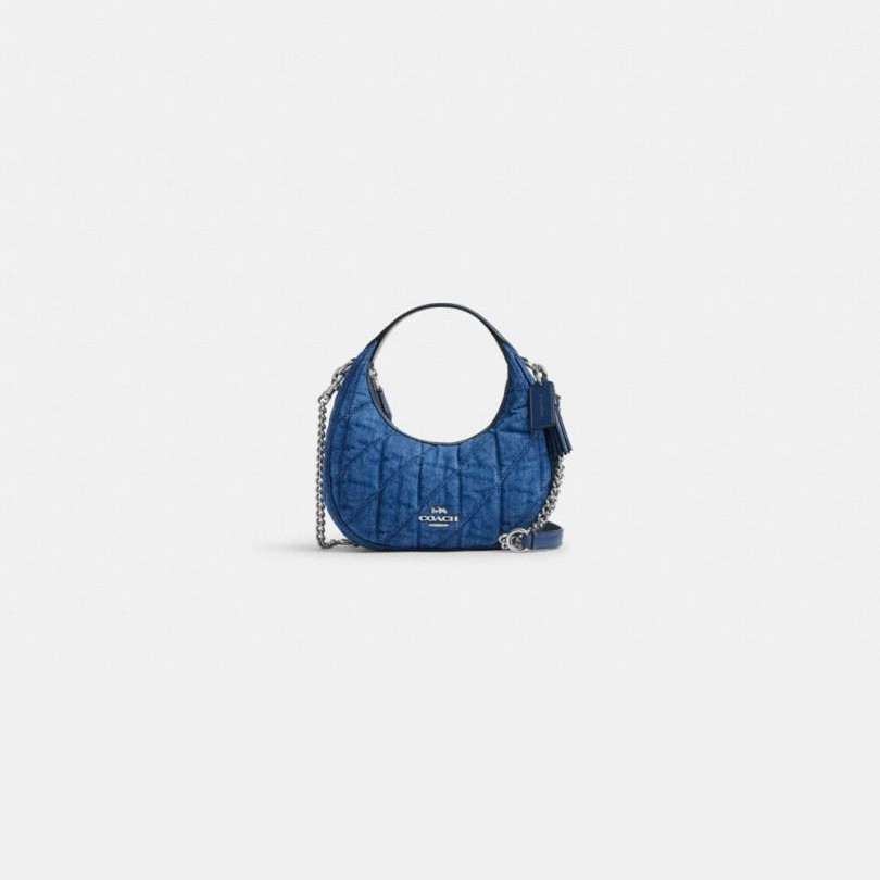 COACH｜Carmen 系列绗缝牛仔迷你斜挎包